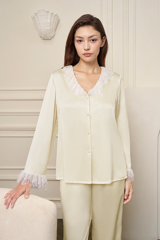 Court 蕾丝女士家居服套装