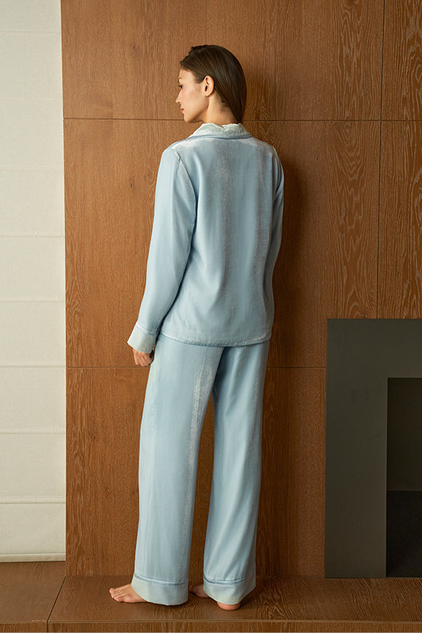 Combo 女士丝绒家居服套装