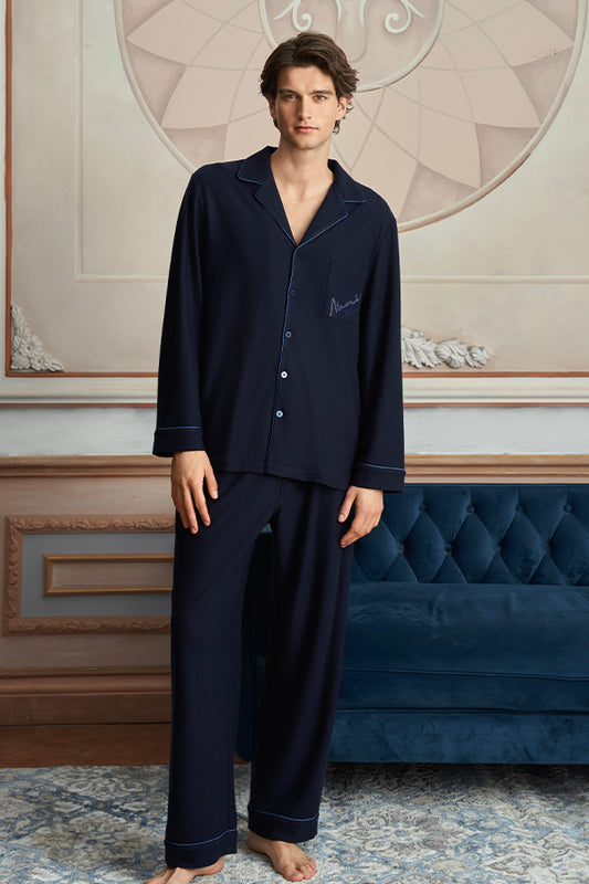 Limerence 男士丝羊毛家居服套装