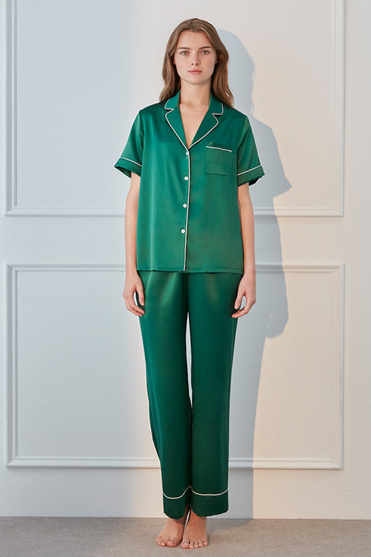 Authentic 睡衣套装-女士(短袖长裤)