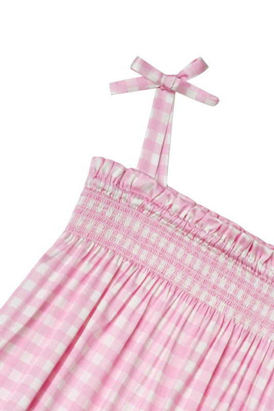 Blooming 婴儿吊带蝴蝶结连体衣套装