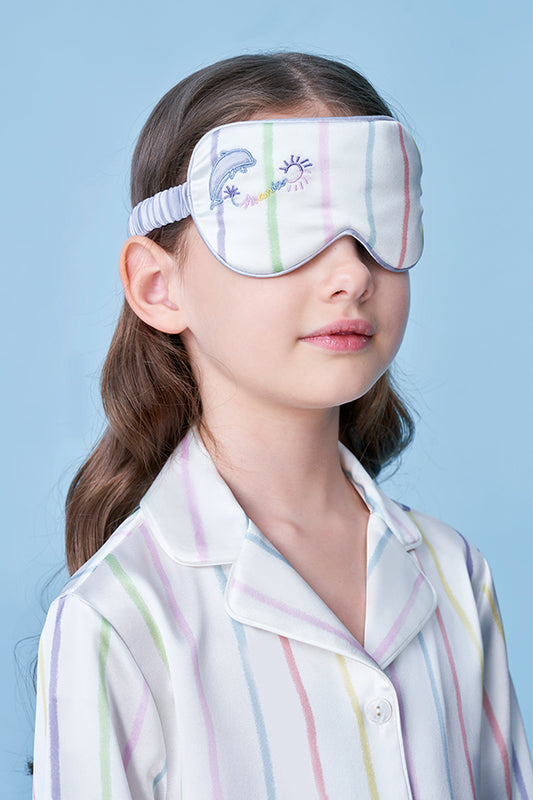 Ocean Stripe桑蚕丝儿童眼罩