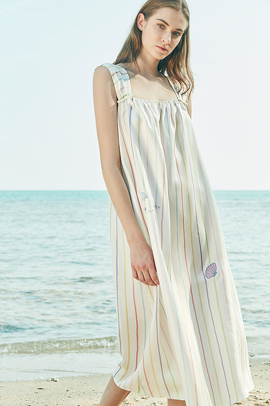 Ocean Stripe连衣裙
