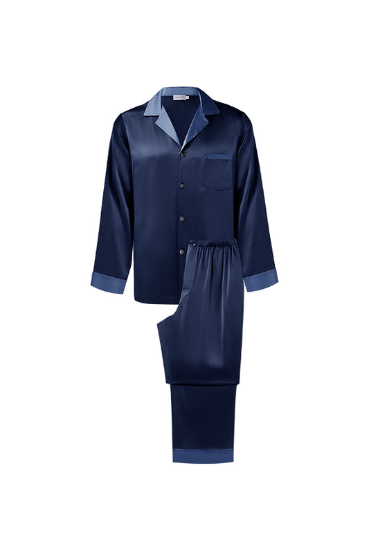 Patrician 男士桑蚕丝家居服套装