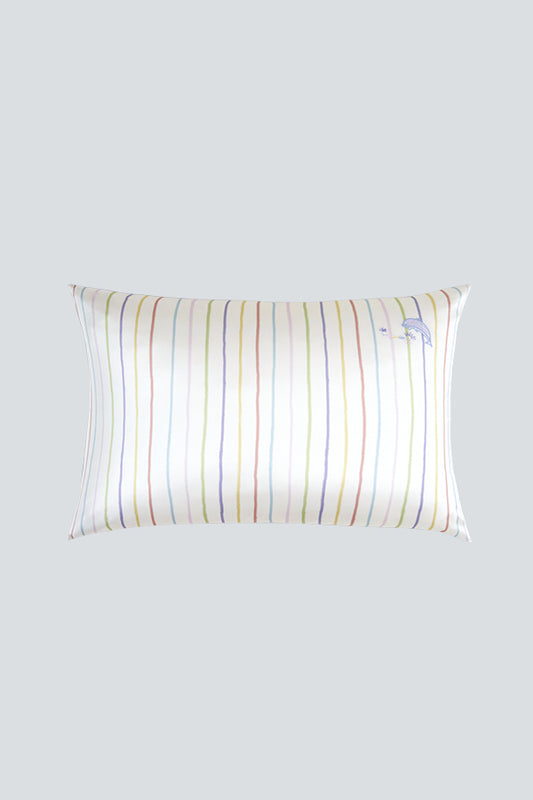 Ocean Stripe桑蚕丝枕套
