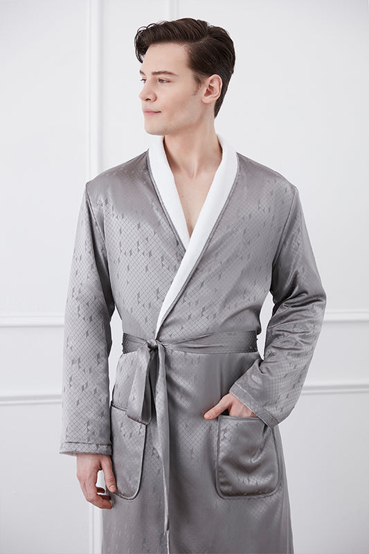 Silk Terry 男士桑蚕丝睡袍