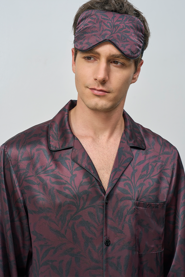 Tropical 男士叶影眼罩