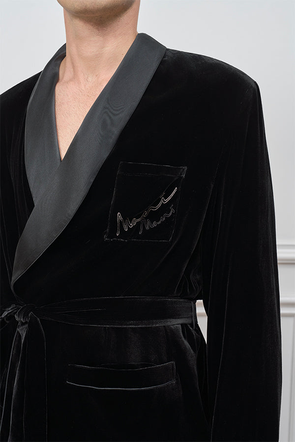 Rome 丝绒男士短袍
