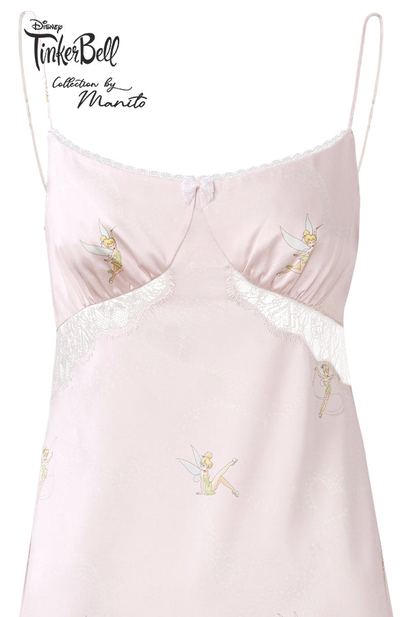 MANITO迪士尼奇妙仙子合作系列Enchanted Charm女士桑蚕丝吊带睡裙