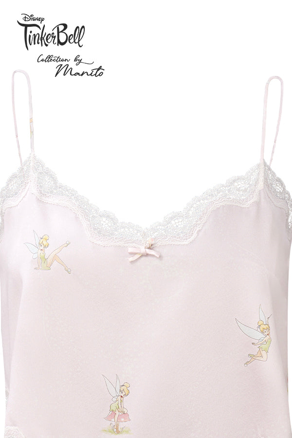 MANITO迪士尼奇妙仙子合作系列Enchanted Charm女士桑蚕丝吊带短套装