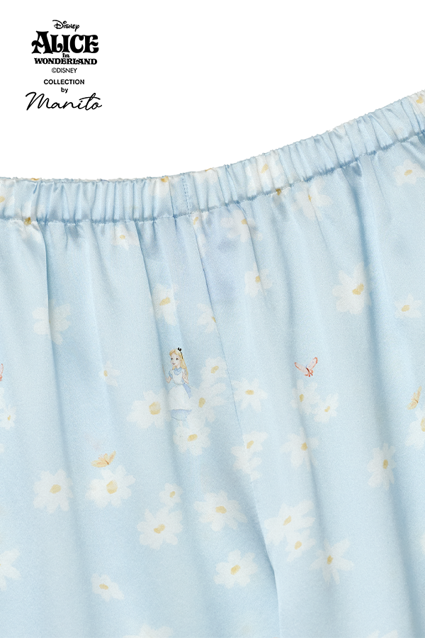 MANITO迪士尼爱丽丝合作系列Daisy 桑蚕丝儿童家居服套装