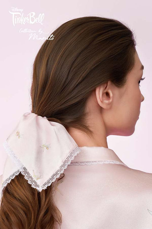 MANITO迪士尼奇妙仙子合作系列 Enchanted Charm桑蚕丝方巾发圈