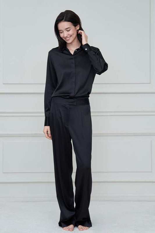 New Classic 女士桑蚕丝衬衣长裤