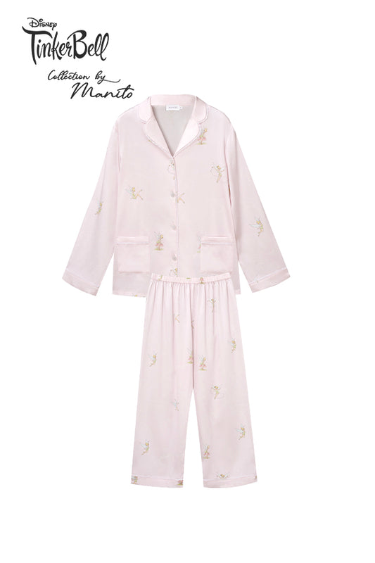 MANITO迪士尼奇妙仙子合作系列Enchanted Charm婴童桑蚕丝睡衣套装