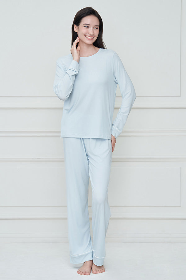 New Soft 女士莫代尔圆领睡衣套装