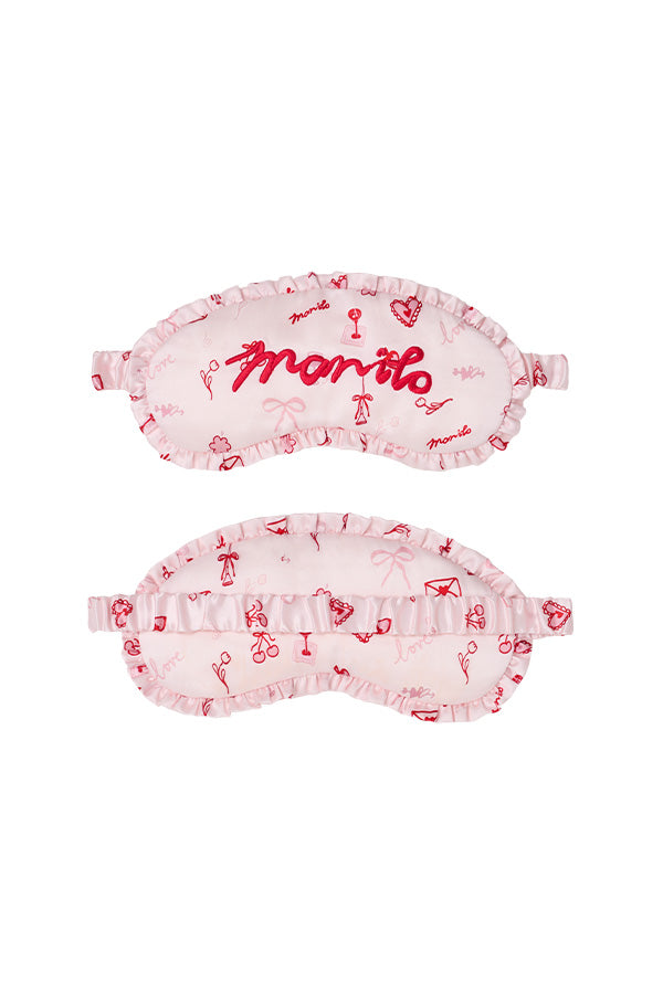 Love Notes 桑蚕丝眼罩枕套