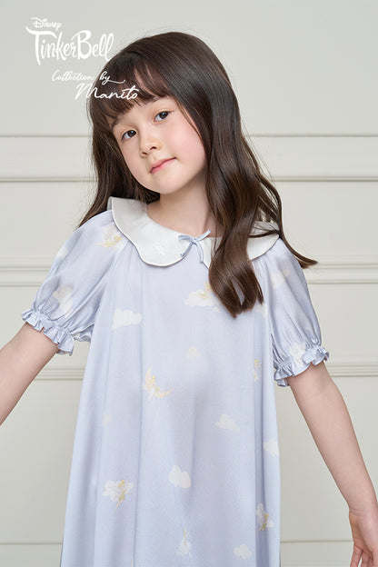 MANITO迪士尼奇妙仙子合作系列Moonglade Dream婴童桑蚕丝连衣裙