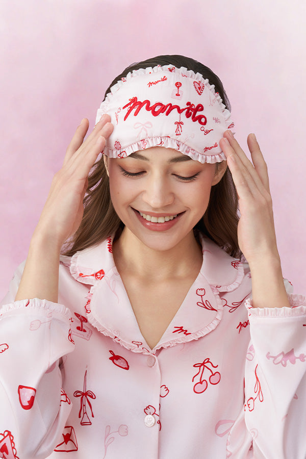 Love Notes 桑蚕丝眼罩枕套