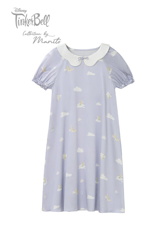MANITO迪士尼奇妙仙子合作系列Moonglade Dream婴童桑蚕丝连衣裙