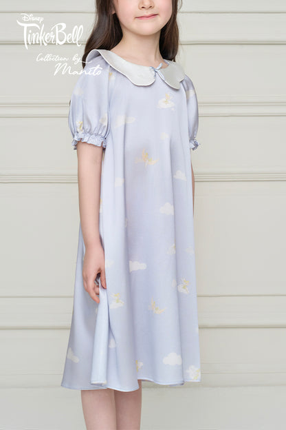 MANITO迪士尼奇妙仙子合作系列Moonglade Dream婴童桑蚕丝连衣裙
