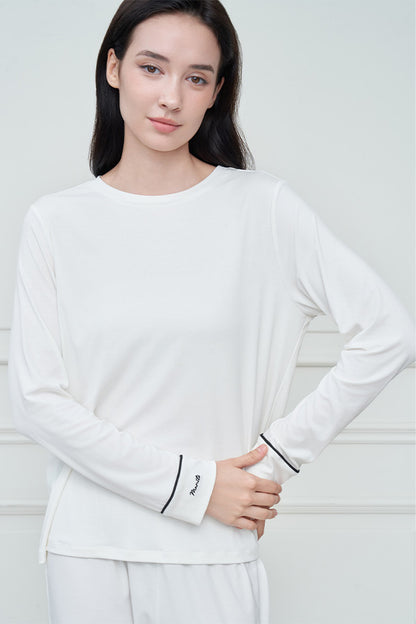 New Soft 女士莫代尔圆领睡衣套装
