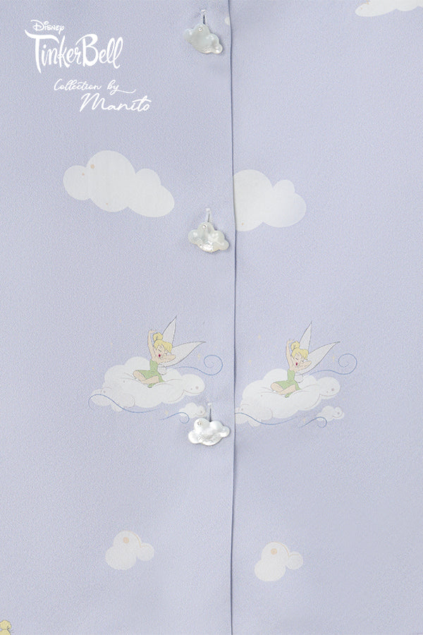 MANITO迪士尼奇妙仙子合作系列Moonglade Dream儿童桑蚕丝睡衣套装