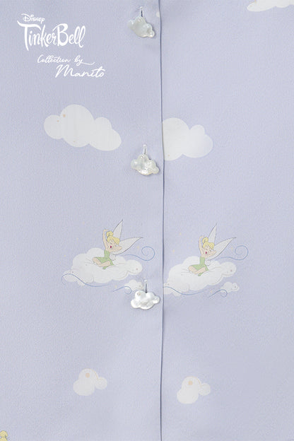 MANITO迪士尼奇妙仙子合作系列Moonglade Dream儿童桑蚕丝睡衣套装