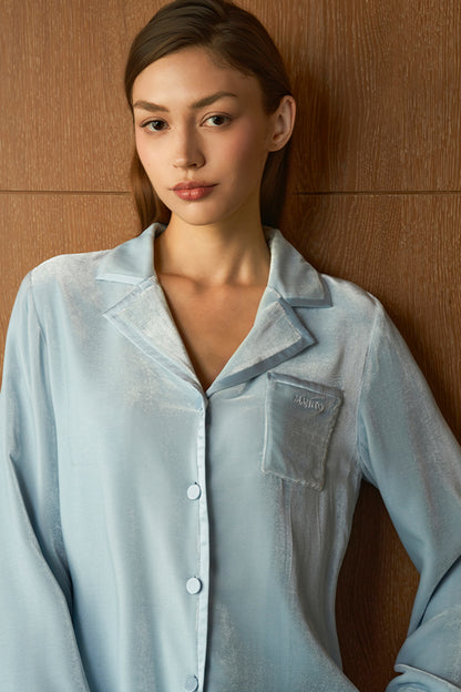 Combo 女士丝绒家居服套装