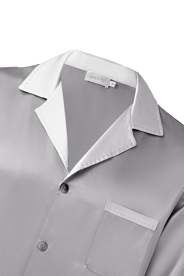 Patrician 男士桑蚕丝家居服套装