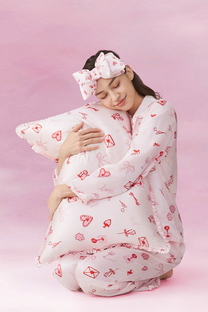 Love Notes 桑蚕丝眼罩枕套