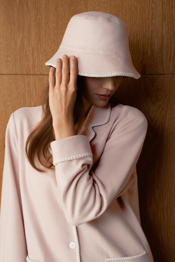 Shell 女士丝羊毛渔夫帽