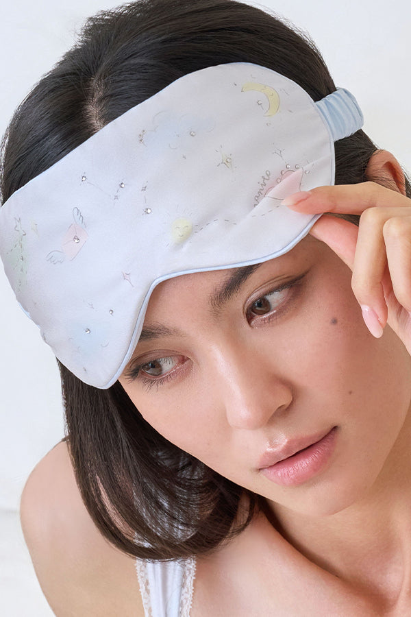 Starry Whisper 女士桑蚕丝眼罩