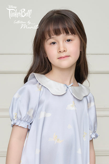 MANITO迪士尼奇妙仙子合作系列Moonglade Dream婴童桑蚕丝连衣裙