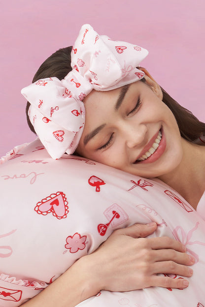 Love Notes 桑蚕丝发带发圈