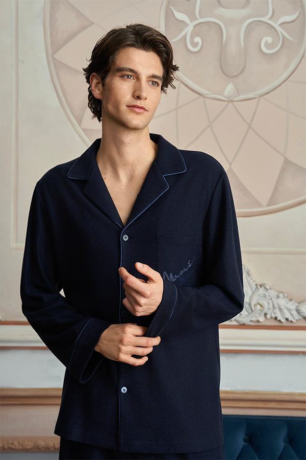 Limerence 男士丝羊毛家居服套装