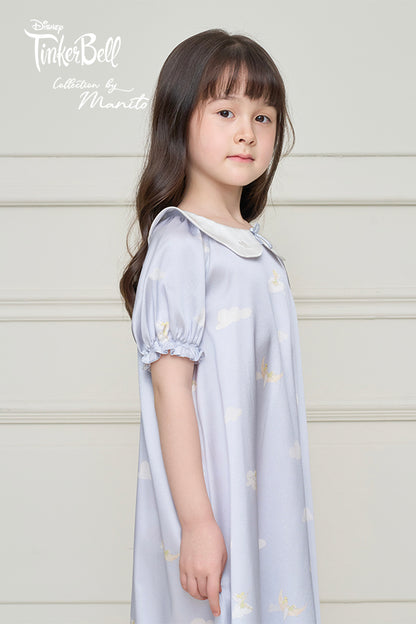 MANITO迪士尼奇妙仙子合作系列Moonglade Dream婴童桑蚕丝连衣裙