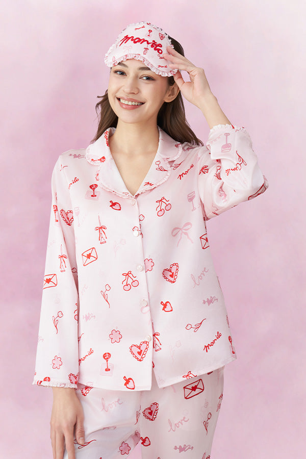 Love Notes 桑蚕丝眼罩枕套