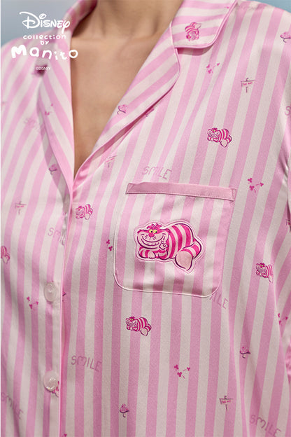 MANITO 迪士尼柴郡猫合作系列 Cheshire 桑蚕丝女士家居服套装礼盒