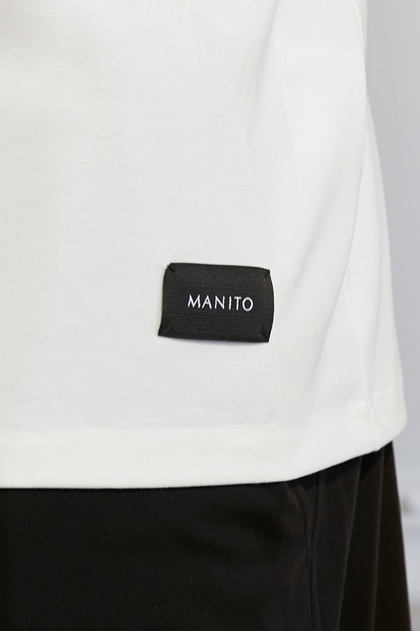 New Soft男士桑蚕丝莫代尔针织短袖T恤