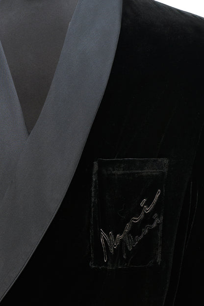 Rome 丝绒男士短袍