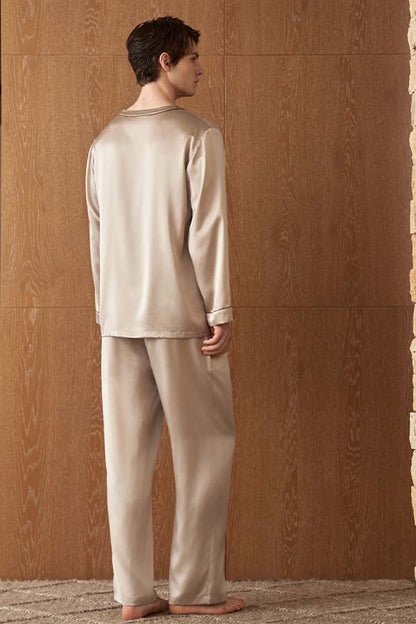Lior 男士桑蚕丝家居服套装