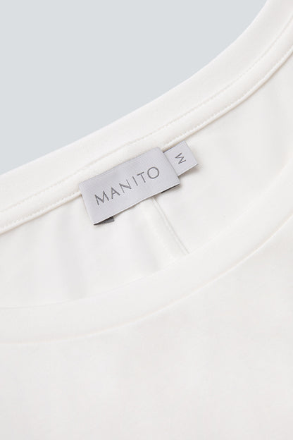 New Soft女士桑蚕丝莫代尔针织T恤