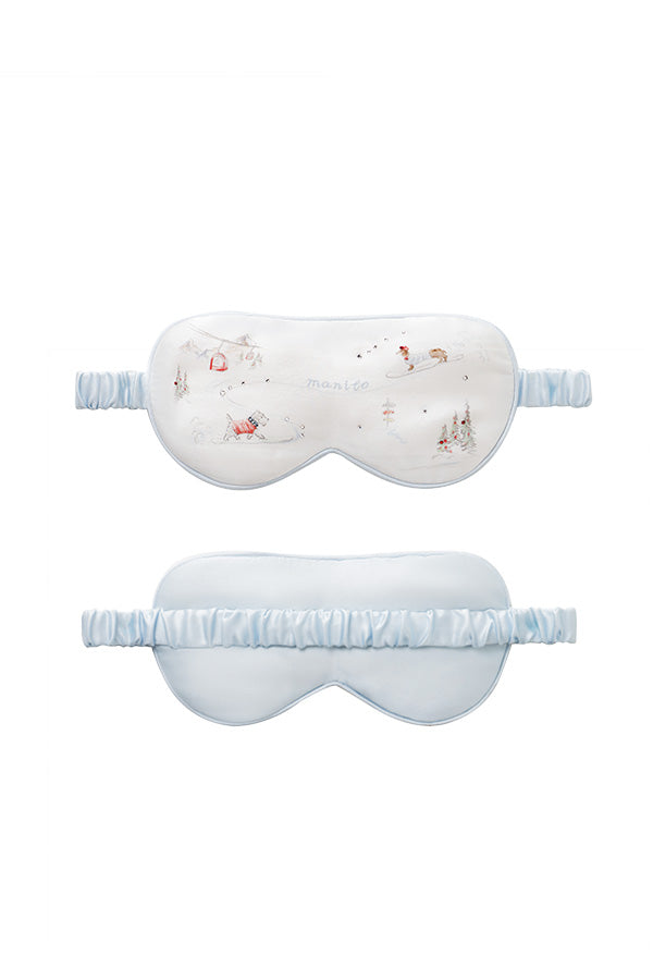 Snow Puppy 桑蚕丝眼罩枕套睡眠礼盒