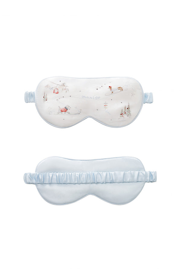 Snow Puppy 桑蚕丝眼罩枕套睡眠礼盒