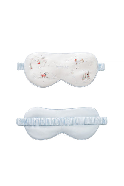 Snow Puppy 桑蚕丝眼罩枕套睡眠礼盒