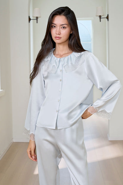 Court 女士桑蚕丝家居服套装