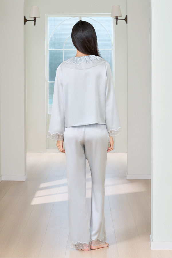 Court 女士桑蚕丝家居服套装