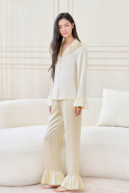 Duchess 女士桑蚕丝家居服套装
