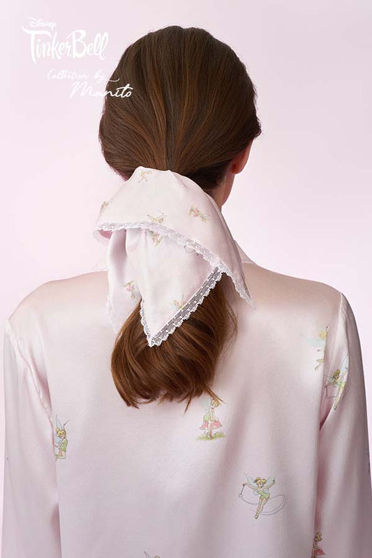MANITO迪士尼奇妙仙子合作系列 Enchanted Charm桑蚕丝方巾发圈